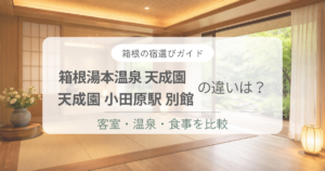 箱根湯本温泉　天成園 天成園　小田原駅　別館
